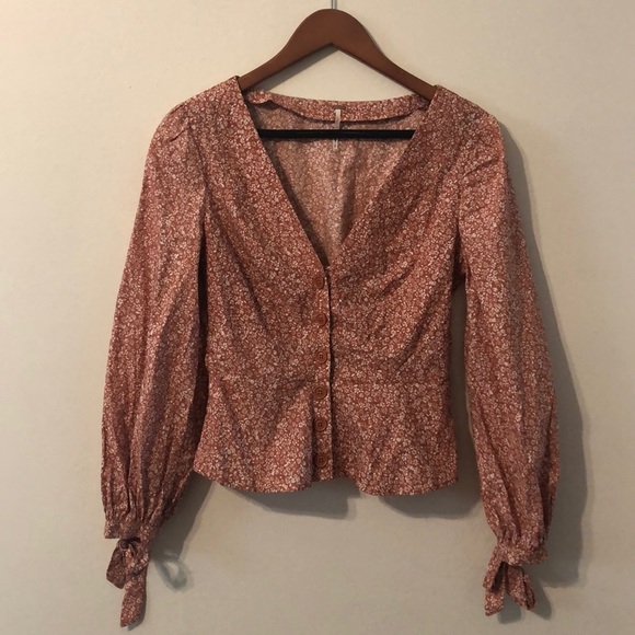 Free People Floral Blouse - Picture 2 of 7